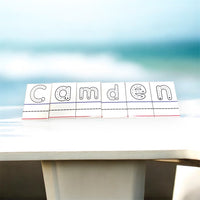 Personalized Name Tracing Magnets | Custom Reusable 2x3 - PhotoCharm