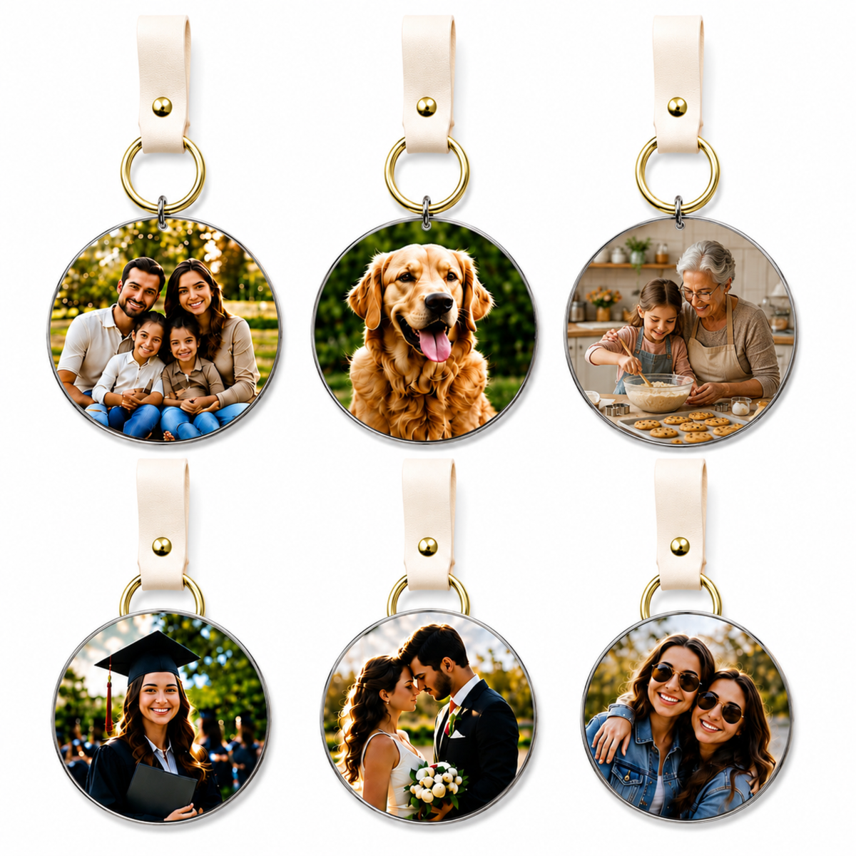 Custom Photo Keychain | Personalized Picture Keychain Gift