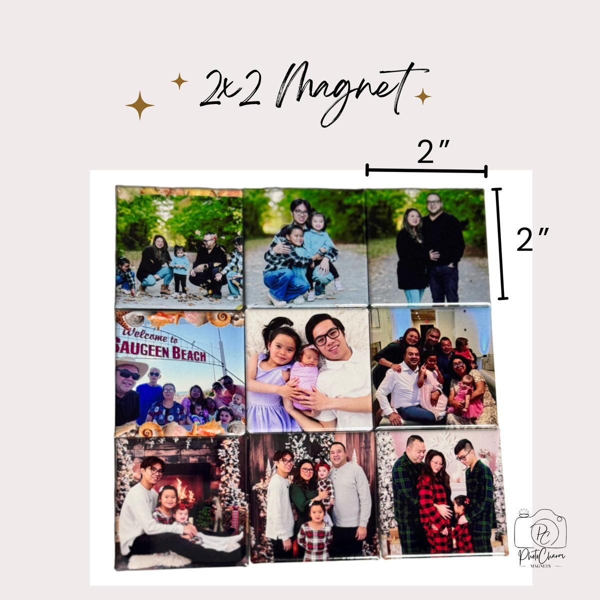 Custom Photo Magnet| Perfect for friends and family| Whiteboard Magnet| Fridge Magnet