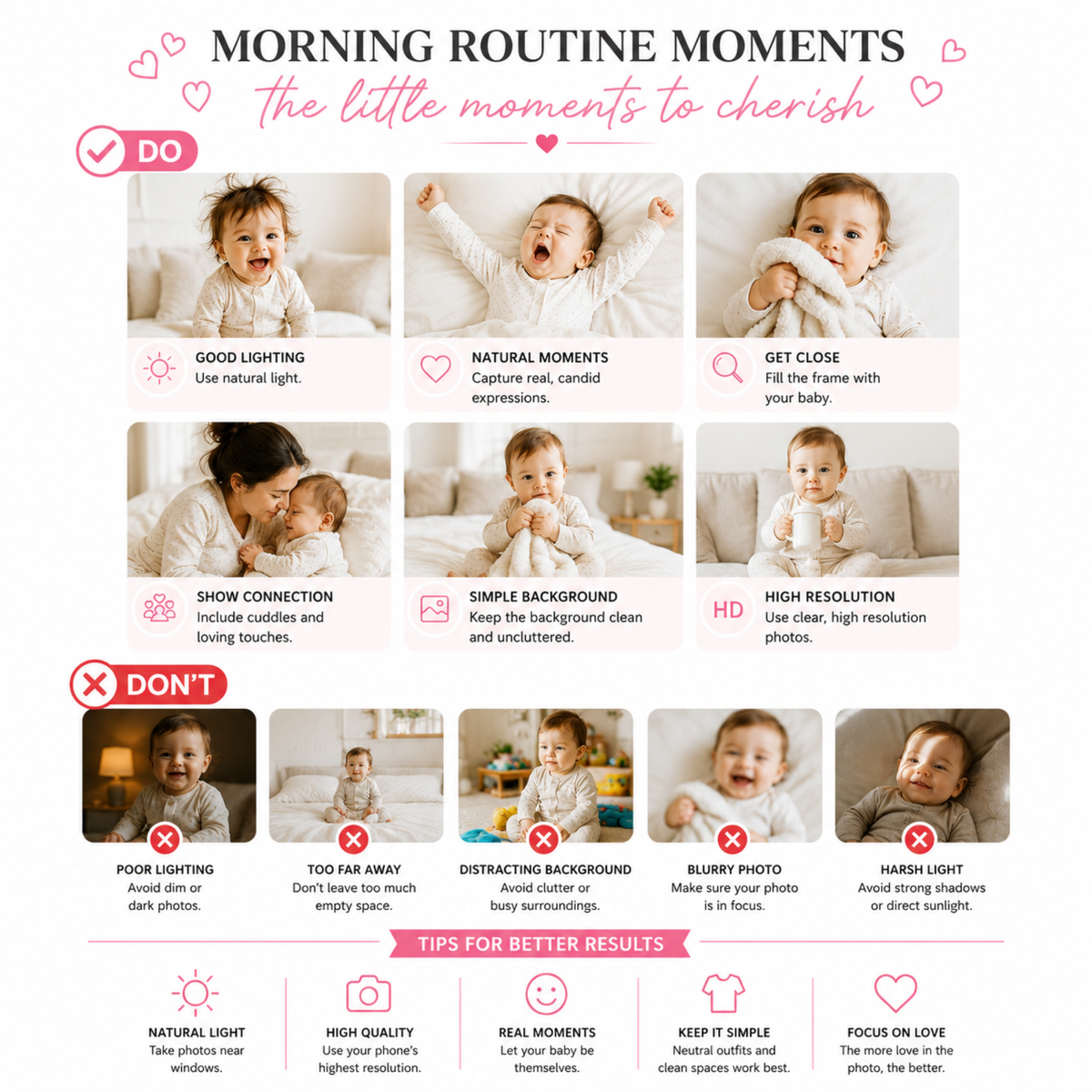 Baby Milestone Photo Magnets | Personalized Baby Memory Gift