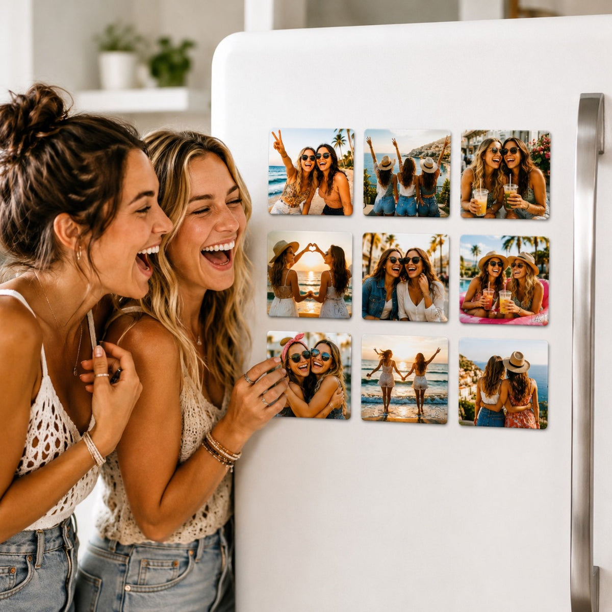 Best Friend Photo Magnets | Personalized Memory Keepsakes | PhotoCharm