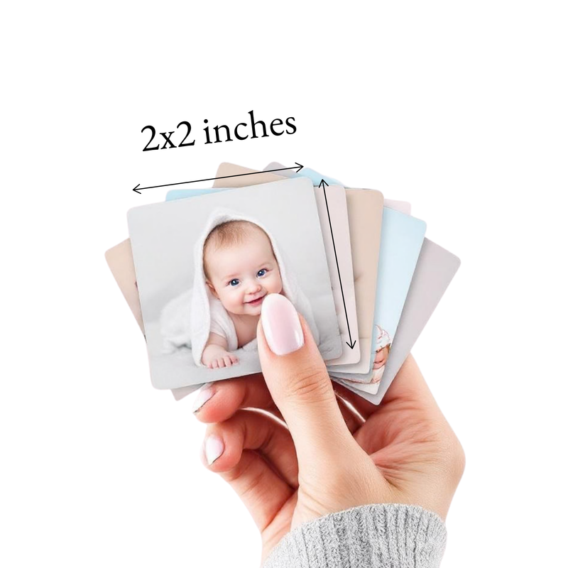 2x2 Square Custom Photo Magnet