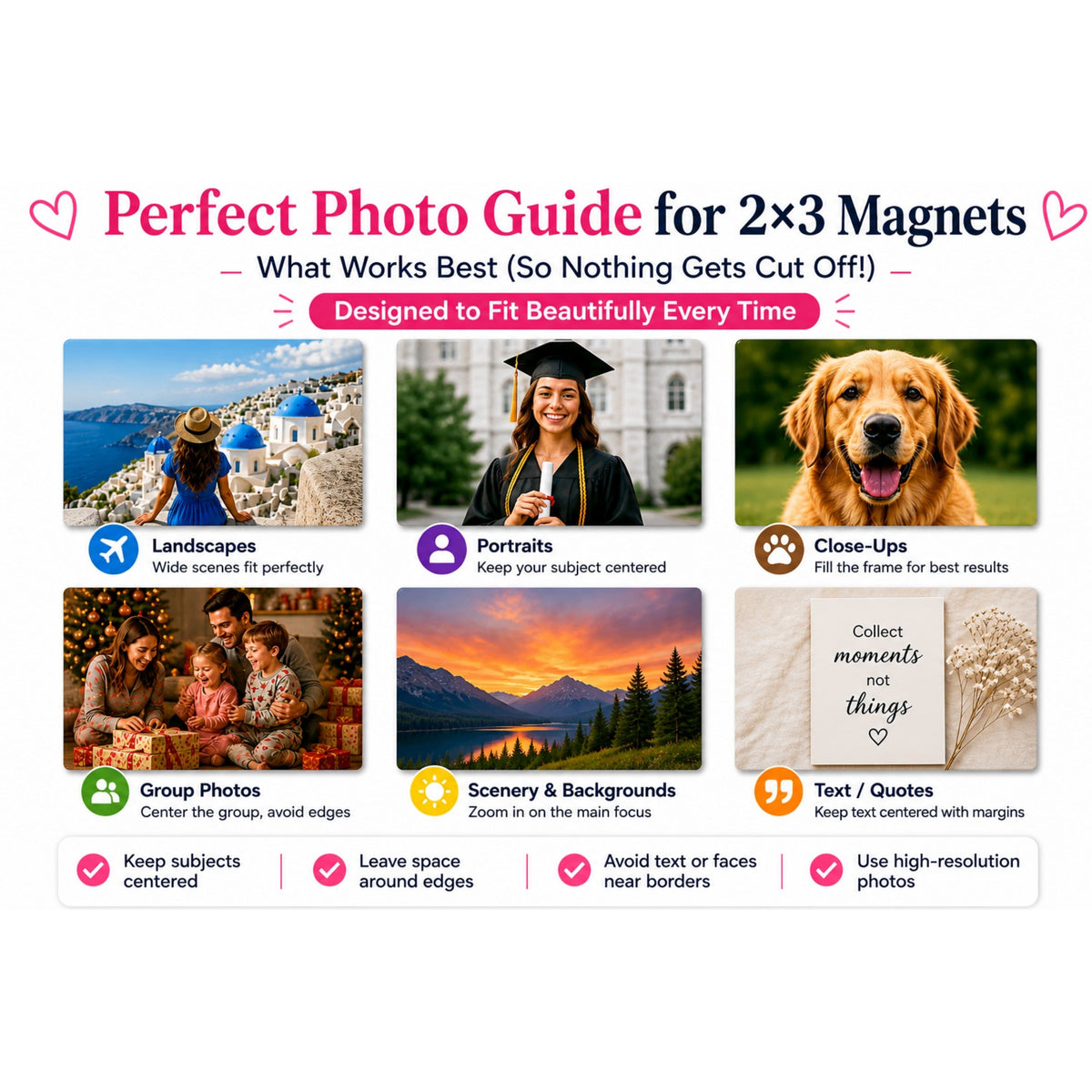 Custom Photo Magnet | Personalized Gift | All Occasions | Rectangle Shape