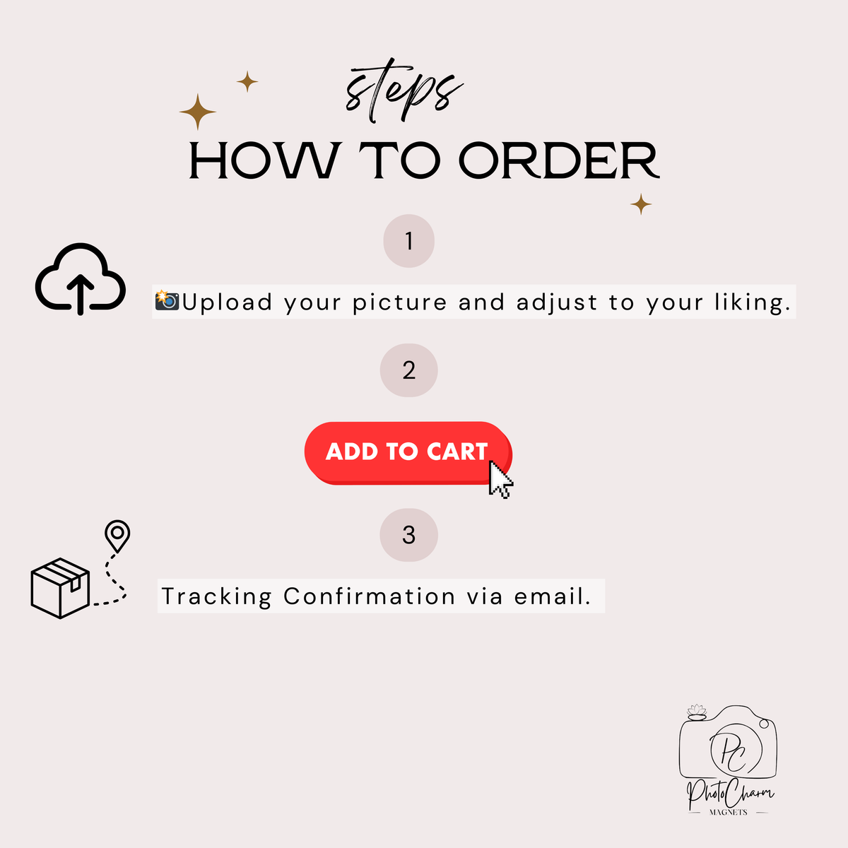 Custom Photo Bottle Opener Magnet - 6 pcs. Personalized Round Refrigerator Magnet -