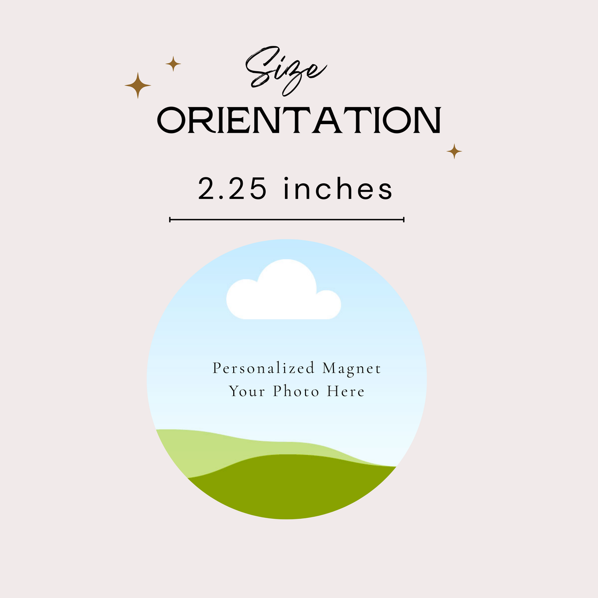 Custom Photo Bottle Opener Magnet - 6 pcs. Personalized Round Refrigerator Magnet -