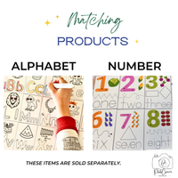 Alphabet Number Magnets Set | (36 Pcs) | Whiteboard Magnets