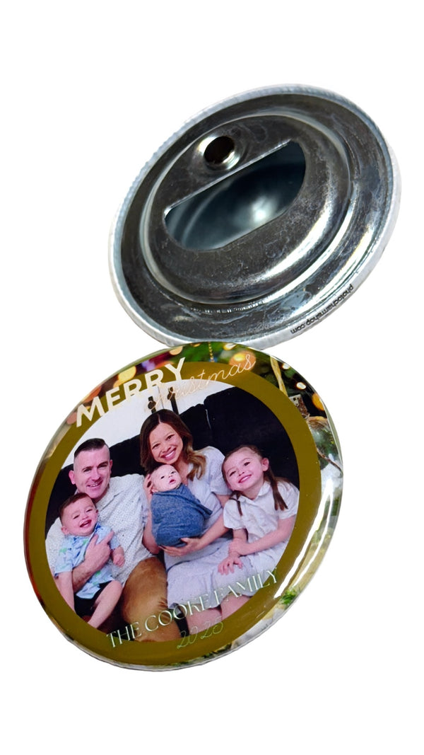 2.25 Round Custom Bottle Opener Photo Magnet