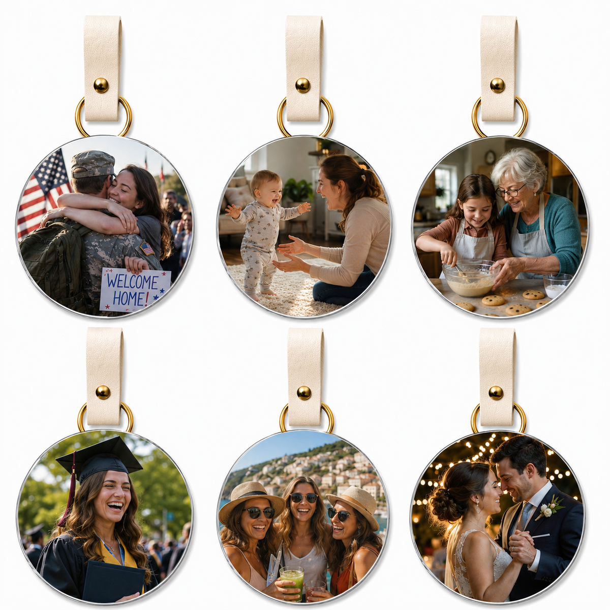 Custom Photo Keychain | Personalized Picture Keychain Gift