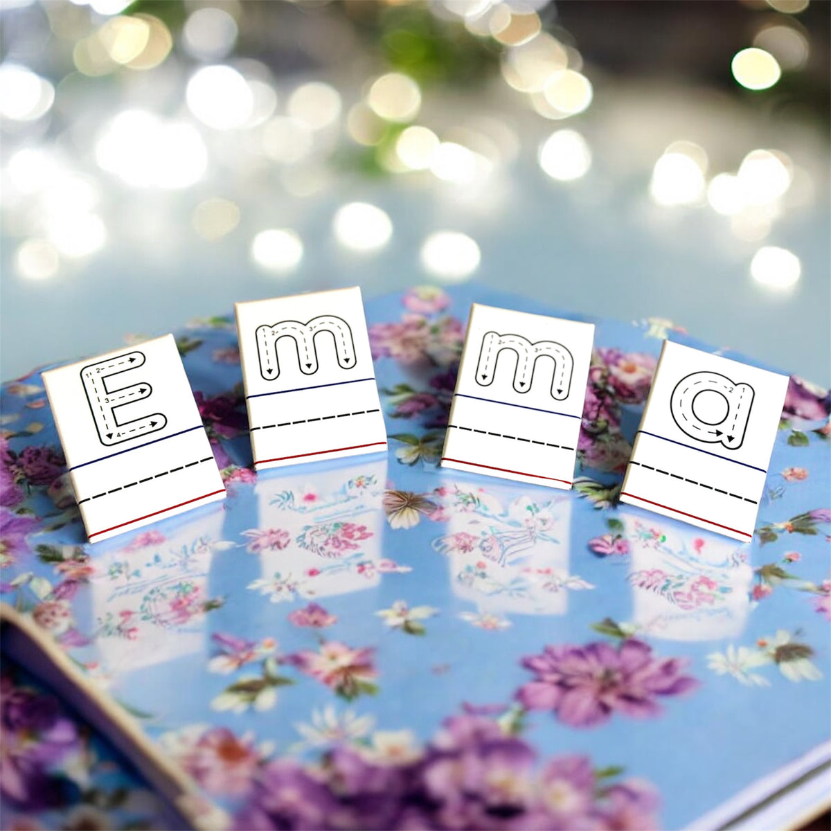 Personalized Name Tracing Magnets | Custom Reusable 2x3 - PhotoCharm