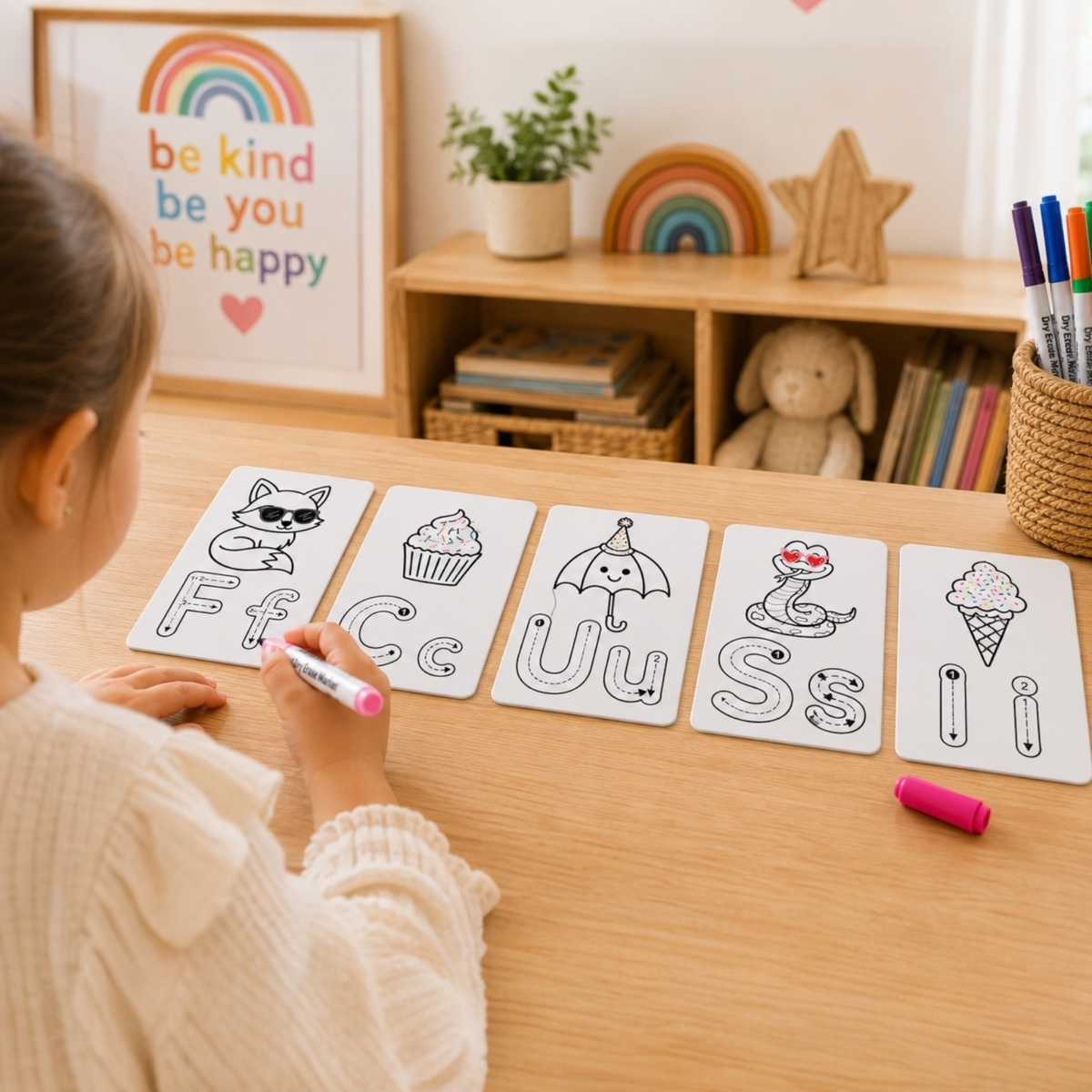Alphabet Tracing Magnets | Reusable Learning & Letter Practice Set
