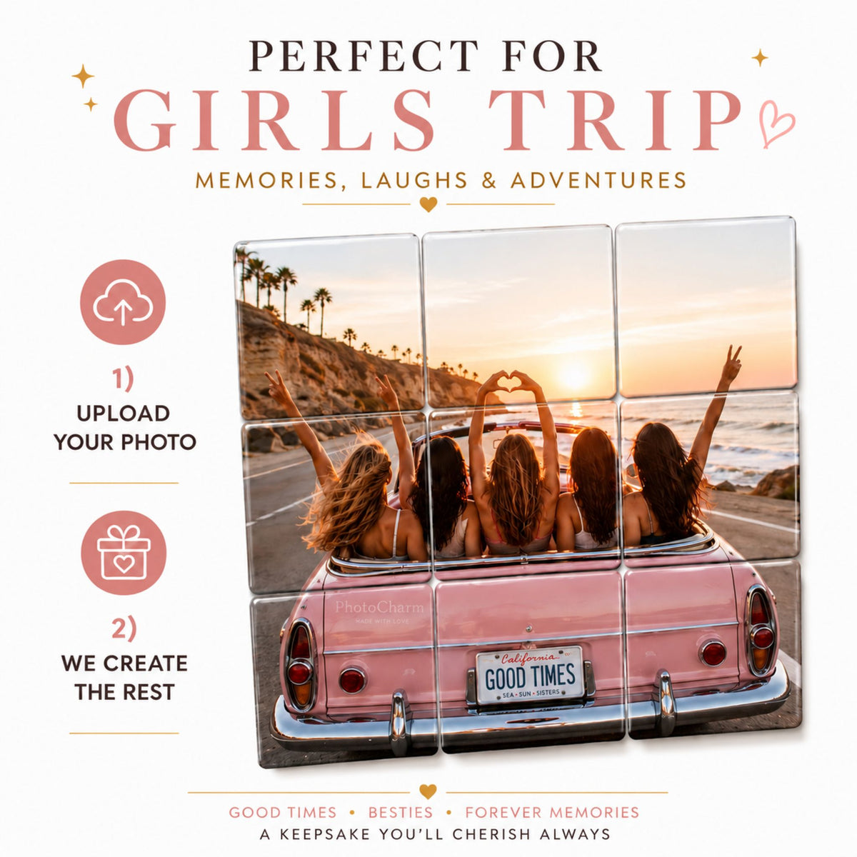 Best Friend Memory Magnet Puzzle Set