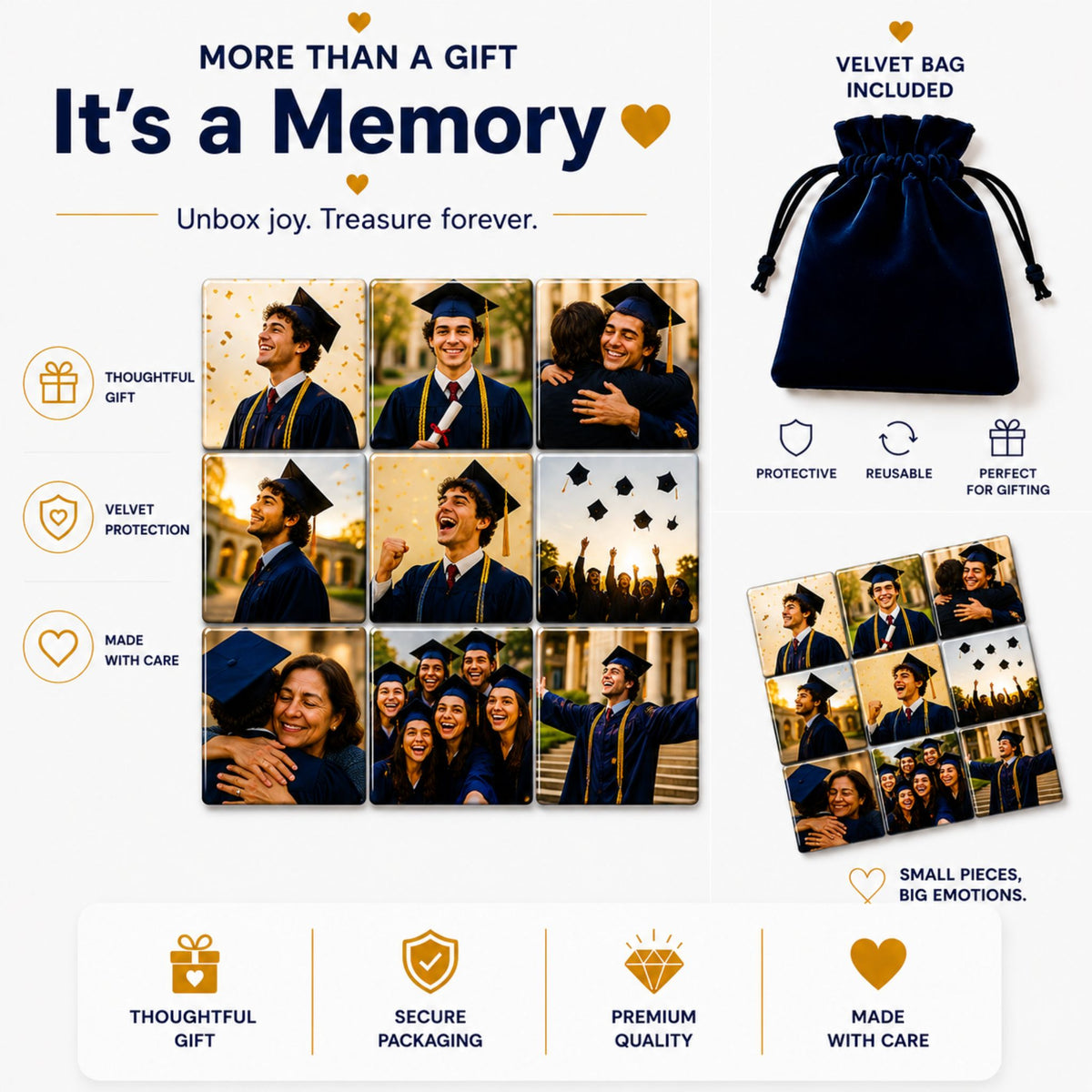 Graduation Photo Magnets & Personalized Keepsakes | PhotoCharm