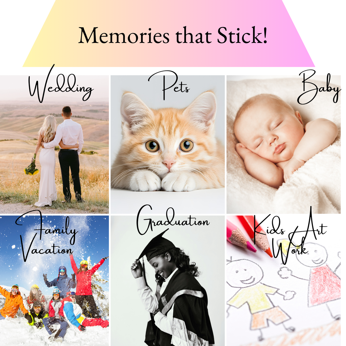Custom Photo Magnet| Perfect for friends and family| Whiteboard Magnet| Fridge Magnet