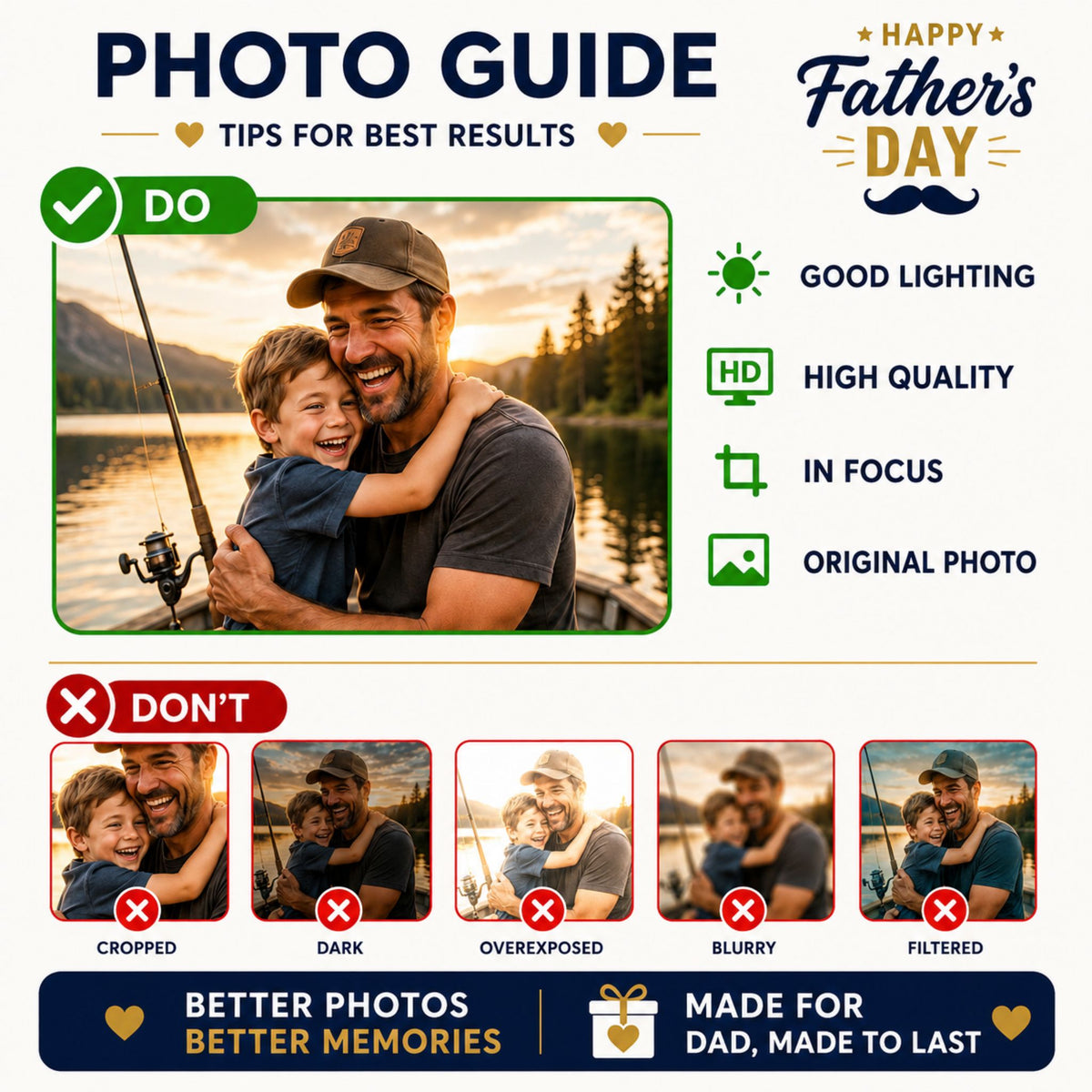 Personalized Photo Bottle Opener Magnet | Keepsake Gift for Dad